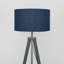 Ismay 149 cm Morrigan Wood Tripod Floor Lamp with Shelf & XL Reni Shade-1931688566-1931688565-1931649187