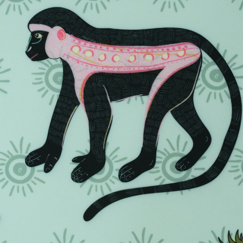 Monkey Palm Outdoor Fabric, Oasis