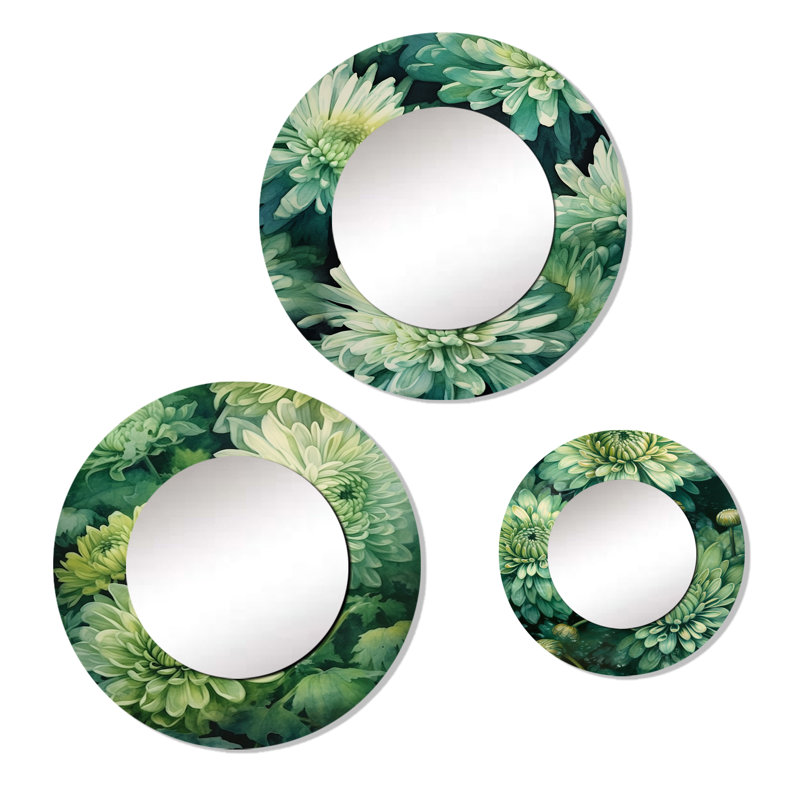 Loick Metal Round Mirror