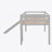 Loft Bed With Slide, Multifunctional Design, Twin (Gray)(OLD SKU: WF292715AAE)-1654510922