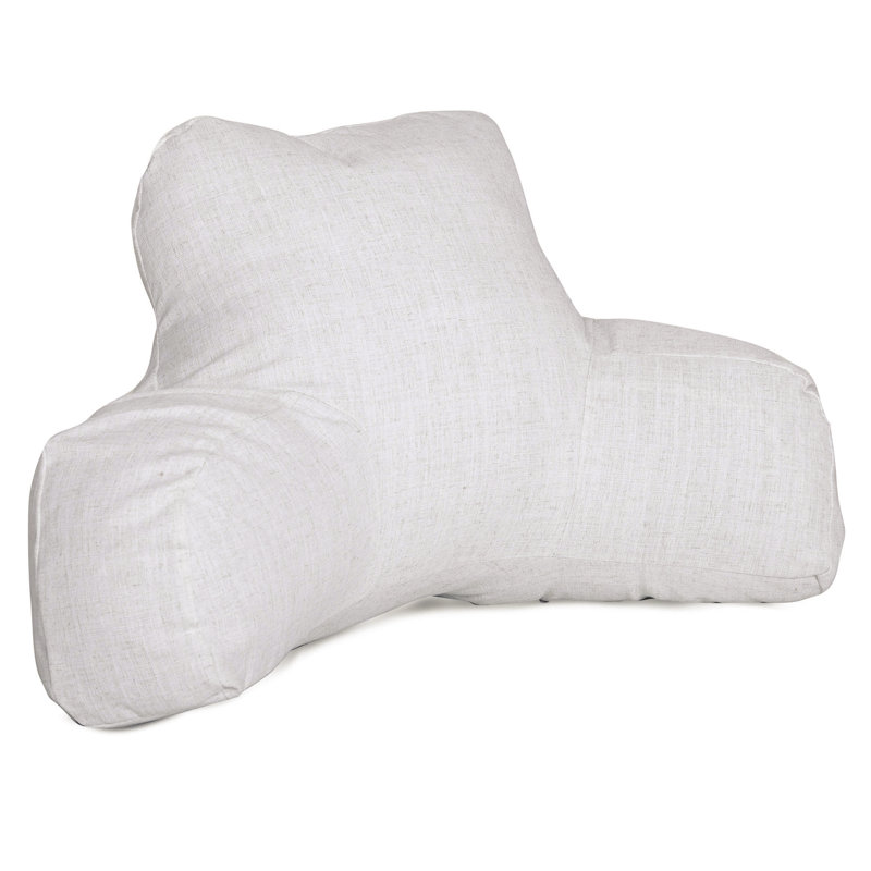 Coussin de dossier en similicuir uni, Magnolia