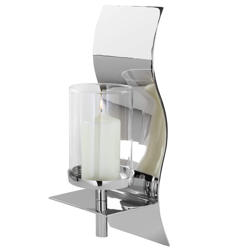 Wave Wall Wall Sconce, 51cm H x 18cm W x 18cm D
