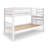 Treva Solid Wood Standard Twin over Twin Bunk Beds with Ladder-1852120531