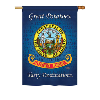 Double Sided Polyester House Flag