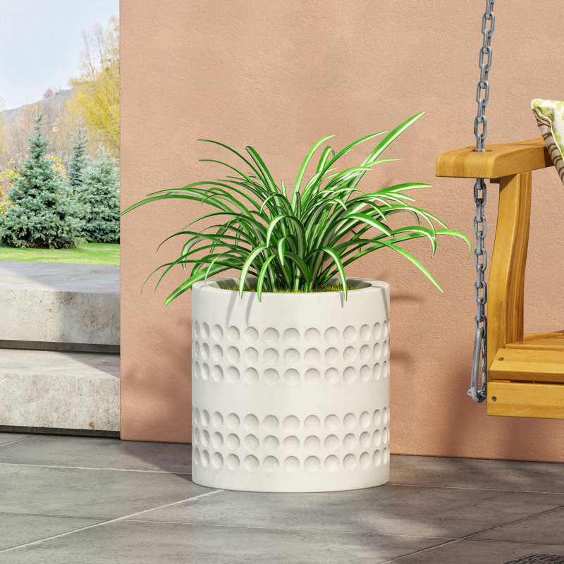 Jardinière d'extérieur exquise pour un superbe jardin, 13" H x 13" W x 13" D