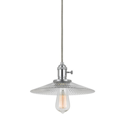 Luminaire suspendu conique à 1 lumière Stenson