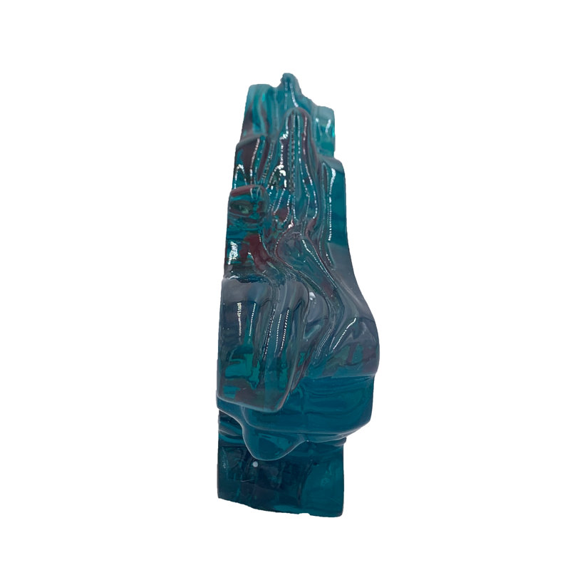 Statue saumon rouge Pitzer