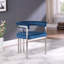 Fauteuil en velours Marcello Kenlea-2141634413