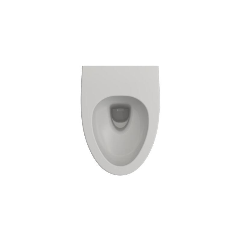 Milano Wall-hung Elongated Toilet Bowl, Matte White