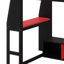 Lit mezzanine avec bureau Gaming