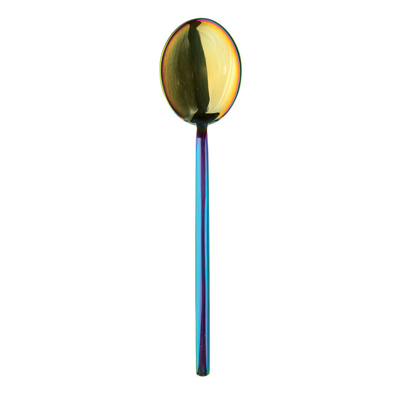 Due Stainless Steel Coffee Spoon, Rainbow