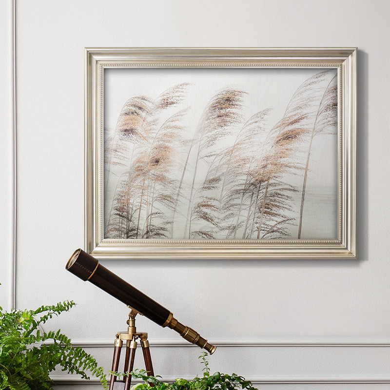 Delicate Pampas Delicate Pampas - reproduction d'art sur toile encadrée, L 25 po x H 21 po