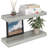 Miami 24" W x 8" D Floating Shelves Set with Invisible Wall Mount Brackets-64560674