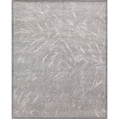 Cyprus Abstract Area Rug in Gray/Silver