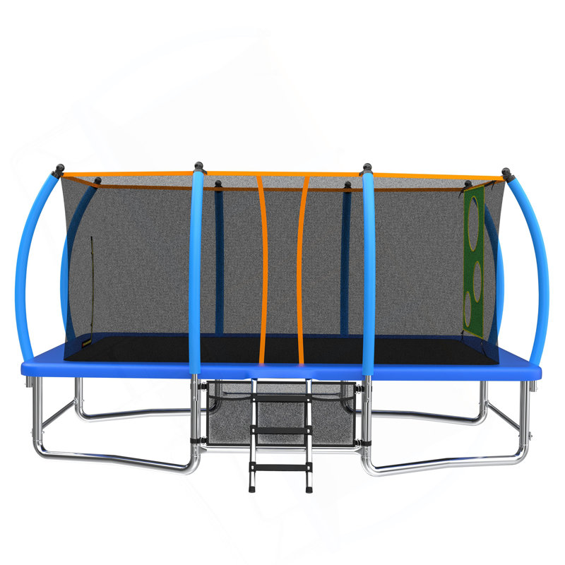 Trampoline carré 10X16ft, Bleu