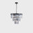 7 - Light Dimmable Tiered Chandelier-309487471