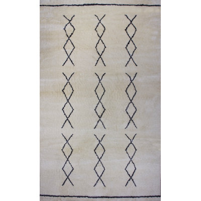 Borkholder Wool Geometric Indoor Rug