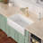 30" L x 18" W Undermount Ceramic Single Bowl Farmhouse Apron Front Porcelain Kitchen Sink with Bottom Grid