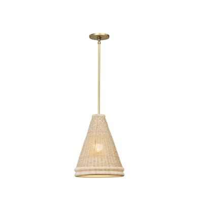 Manan Riata Pendant-Light Raffia