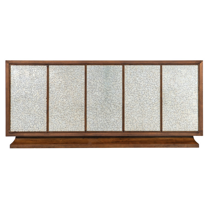 Melange 80" Lloyds Leopard Entertainment Credenza
