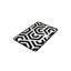 Tapis de bain antidérapant 100% polyester, 15,8 po x 23,6 po | Antiallergique, anti-poussière et anti-taches, 20,5 oz / m² | Lavable à la machine, facile d'entretien | Idéal pour les salles de bain, design élégant et fonctionnel