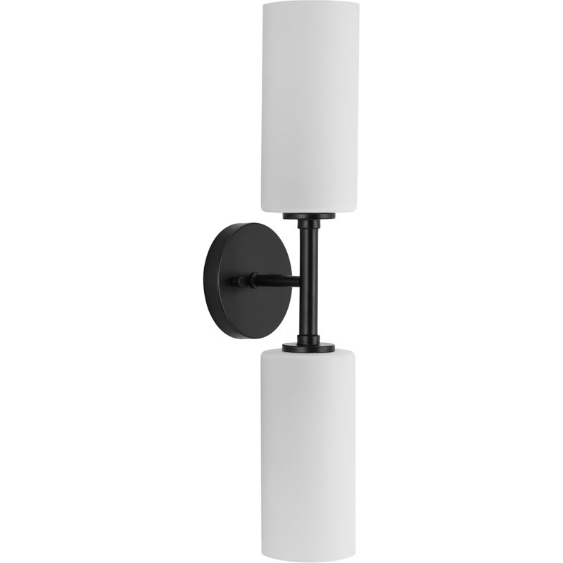 Ayaka Armed Sconce, Matte Black