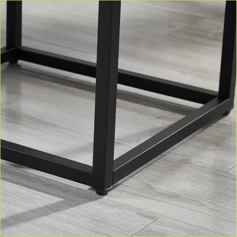 Ensemble de chambre à coucher, lit rembourré en peluche 3 pièces Findlay & amp; 2 tables de chevet, colombe blanche | Tissu revêtu de tissu d'ameublement | Lits standard