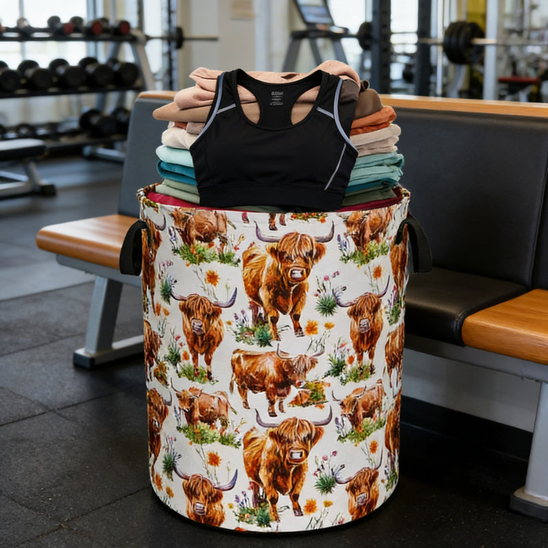 Panier à linge pliable avec poignées, panier à linge Oxford imperméable pour le rangement des vêtements, organisateur de jouets pour la salle de bain, la chambre à coucher ou la salle de lavage