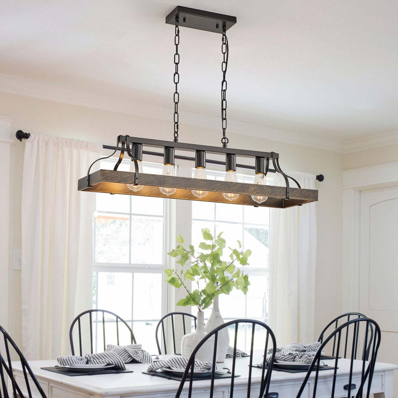 Modern and stylish design pendant light (bulb not included), Black/Gold