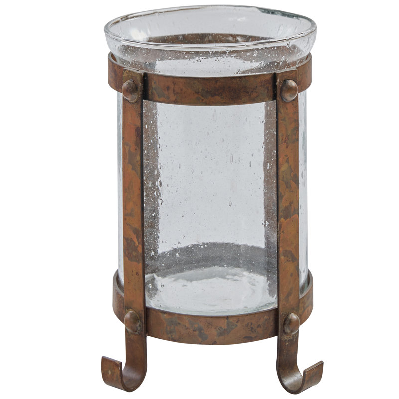 Metal Tabletop Pillar, 8.75" H x 7.25" W x 7.25" D