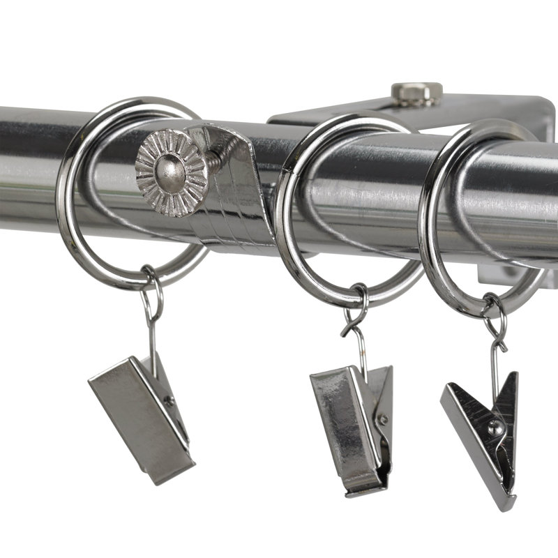 Entiat Curtain Rings, Chrome