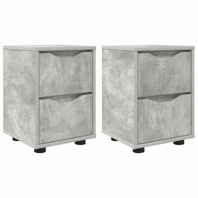 30.5cm W Manufactured Wood Bedside Table