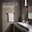 Purist® Wall Mounted Round Towel Bar, Metal Wall-Mounted Towel Holder-1553901714-1553901712