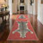 Tapis rouge / beige / noir à motif animalier Alinda-355879804-368627680