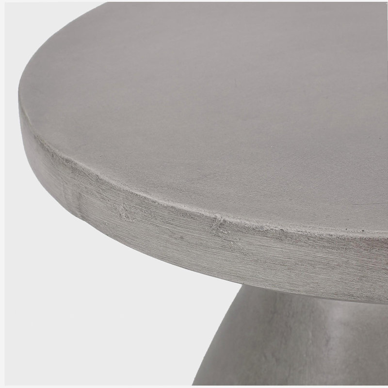 Table d'appoint d'extérieur en béton léger