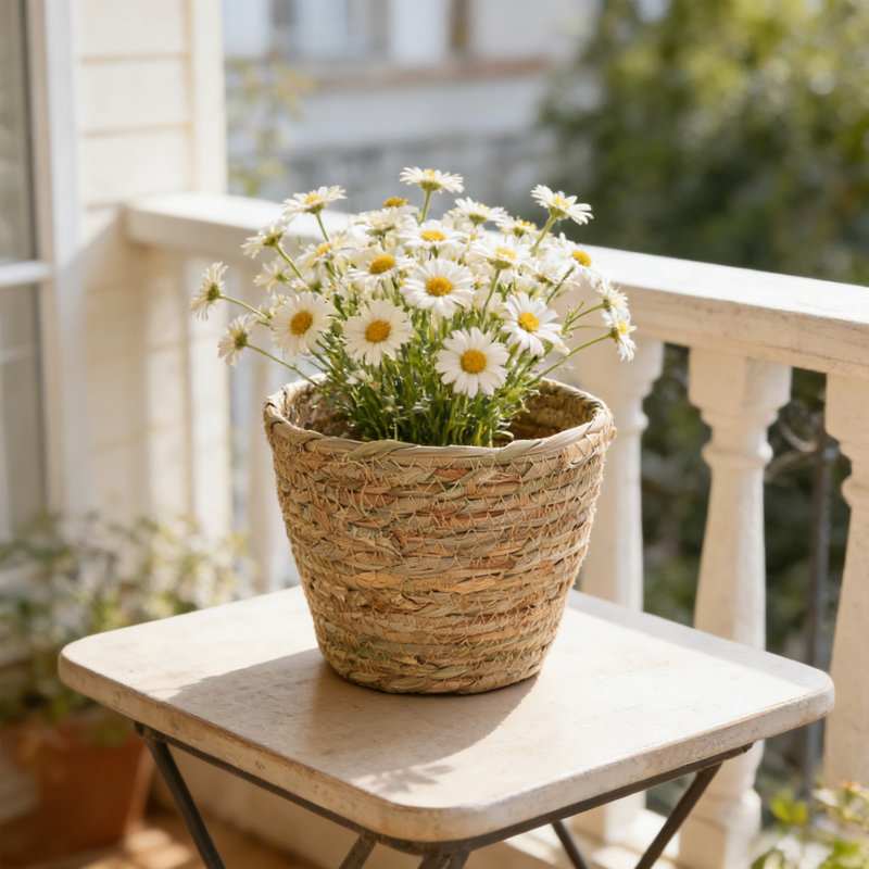 Woven Flower Pot Storage Basket