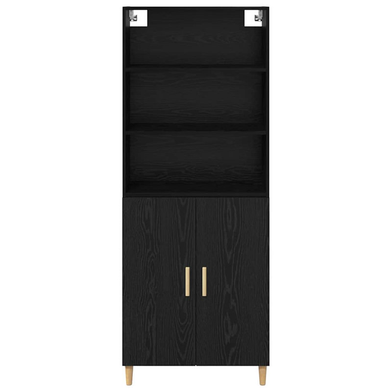 69.5cm Sideboard, Black Oak
