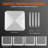 Piece Steel Fireplace Tool Set-90011907