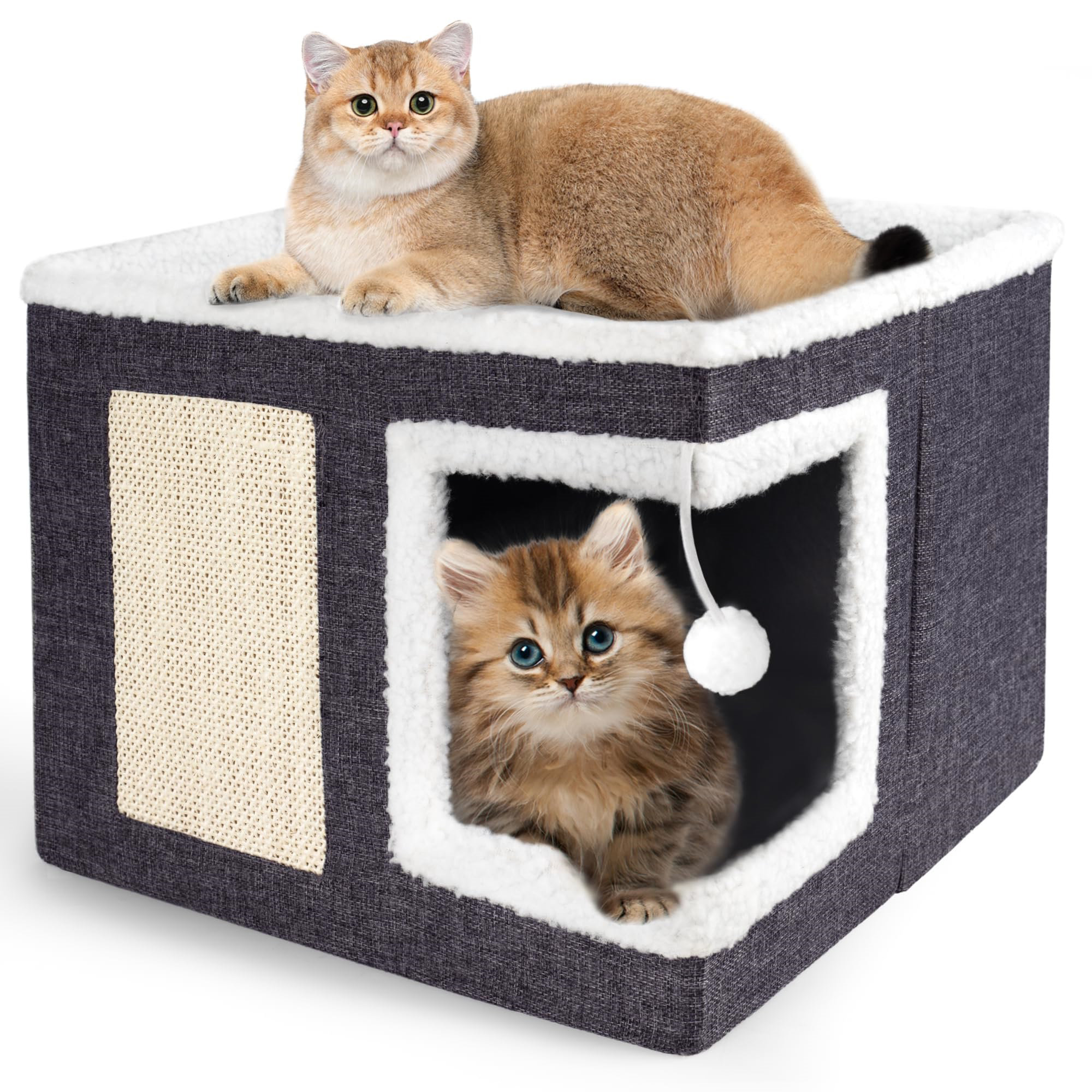 Archie & Oscar™ Large Cat Bed Cave for Cat House - Wayfair Canada