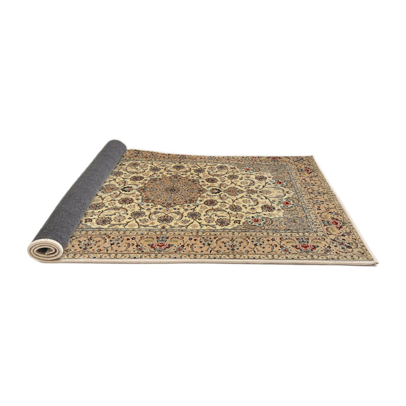 Tapis traditionnel ivoire / beige Gulzaar, Rond 5 pi