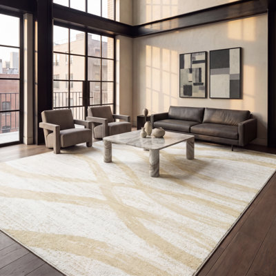 Tapis crème / champagne Shelva