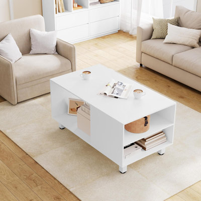 Raakel Coffee Table with Storage