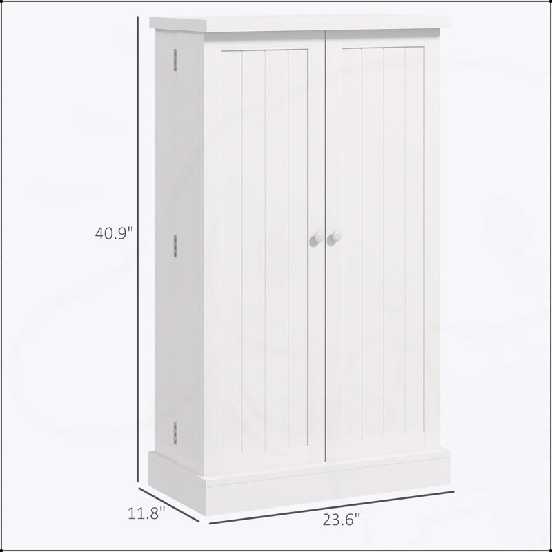 Armoire de rangement pour garde-manger autoportante avec 12 tablettes de porte, 5 étagères et tablettes réglables pour une organisation efficace