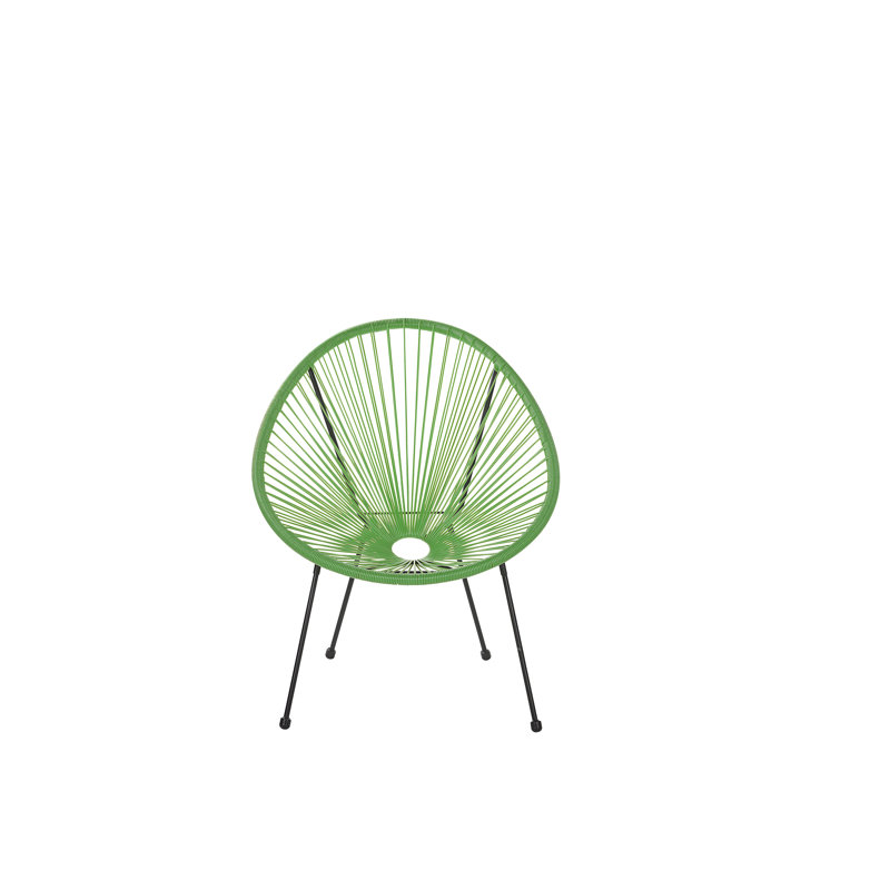 Broseley Wicker Outdoor Lounge Chair, Green