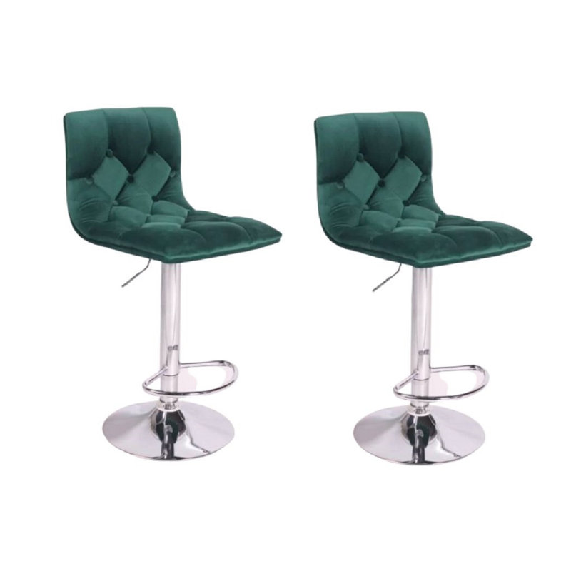 Critchlow Swivel Adjustable Height Bar Stool
