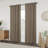 Linen Slub Blackout Grommet Curtain Pair(2 Panels)-1690845423-1690845417