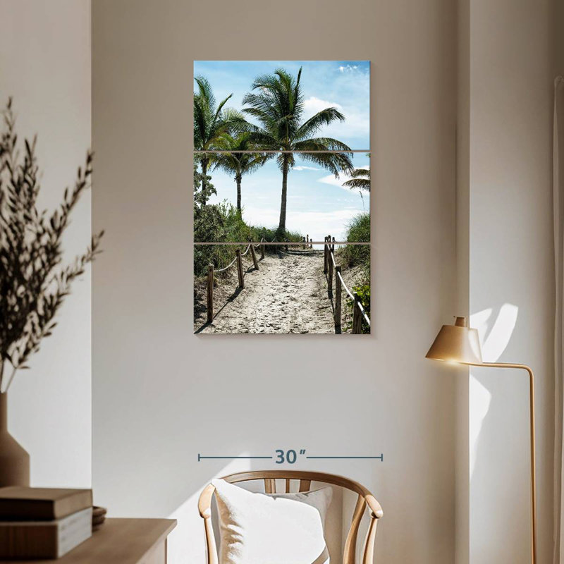 Promenade Adeliza à Miami Beach, H 57 po x l 36 po