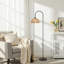 Aarzo 62" Arched/Arc Rattan Floor Lamp-1085877870