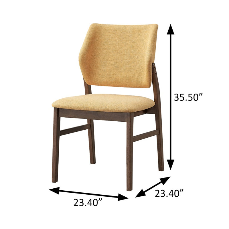 FAUTEUIL L 23,4 po (ENSEMBLE 2), NOYER, Jaune