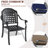 Aarif 2 - Person Patio Dining Set with Round Table , Cushions Included